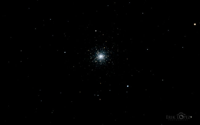 M3 - Globular Cluster in Canes Venatici. Carretero, Puebla, México. 13 de marzo de 2021, 00:13 hrs. f/0 13 sec ISO-6400 Celestron Advanced VX 9.25