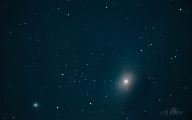 M31 - The Andromeda Galaxy. Carretero, Puebla, México. 13 de marzo de 2021, 20:01 hrs. f/0 6 sec ISO-8000 Celestron Advanced VX 9.25